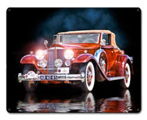 Hot Rod Art Metal Sign