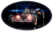 Hot Rod Art Metal Sign